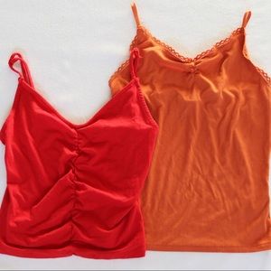 ❤️🧡Warm Runched Cami Bundle